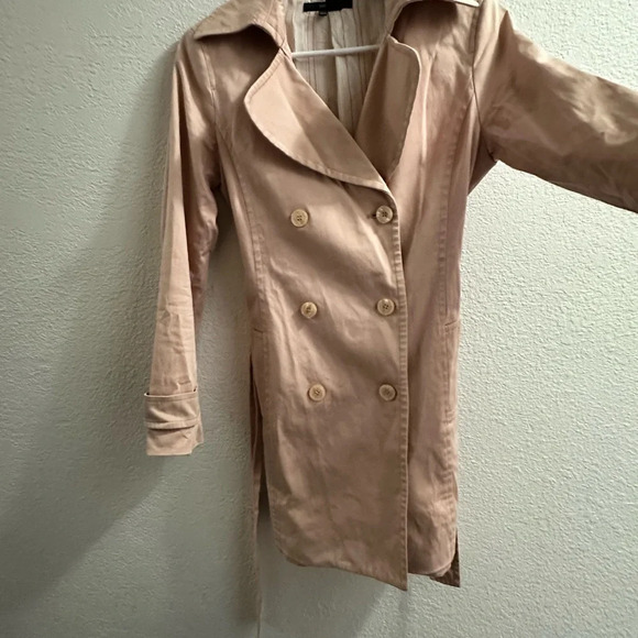 SPRING PRICE DROP! Zara basics trench coat size M - Picture 5 of 7